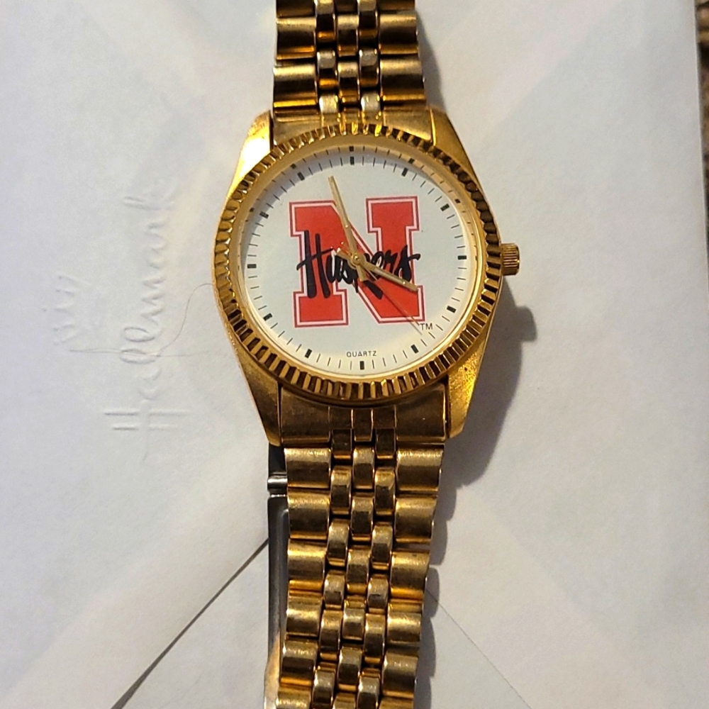 Nebraska cornhuskers wrist watch